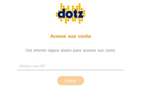 Acesse sua conta Dotz.